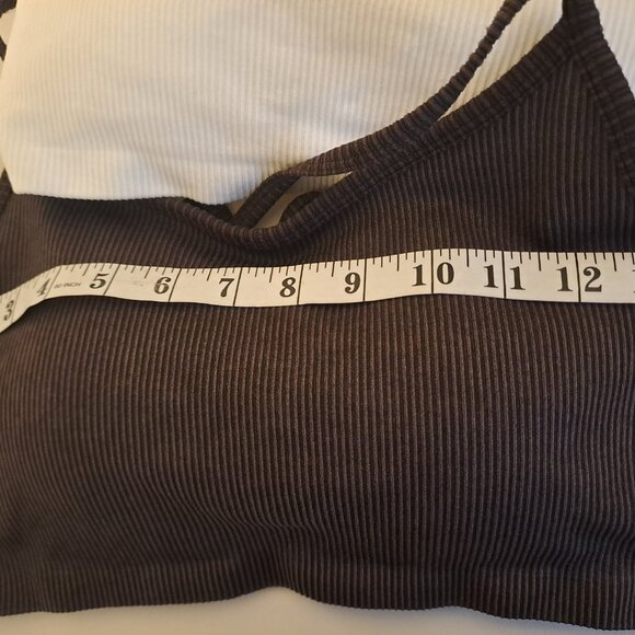 YOGALICIOUS RIB BRA SIZE L BROWN - Picture 6 of 6